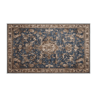 Machine Washable Purple Area Rug