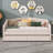 Upholstered Twin Size Daybed With Dual Drawers-1586699820