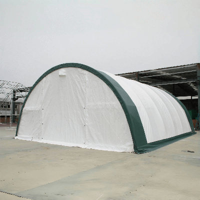 30 Ft. W X 65 Ft. D Single Truss Arch Storage Shelter 11Oz Pe