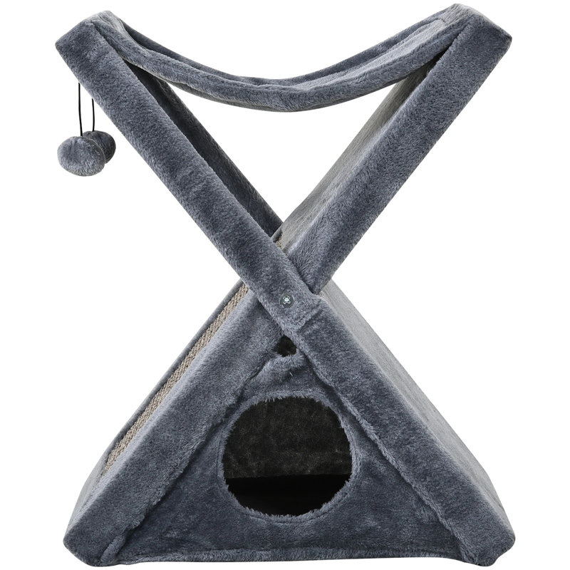 Terry Scratching Post, Grey