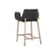 TABOURET DE COMPTOIR LUCANO - NOIR BRAVO-139044678-139044679
