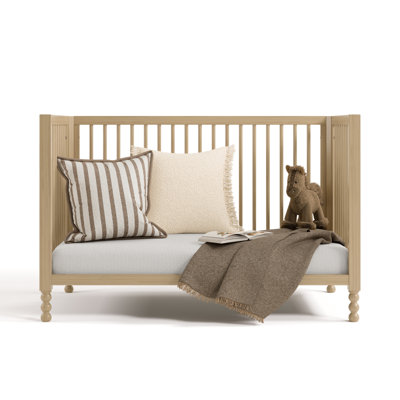 Rio 5-in-1 Convertible Crib with Toddler Guardrail - Driftwood
