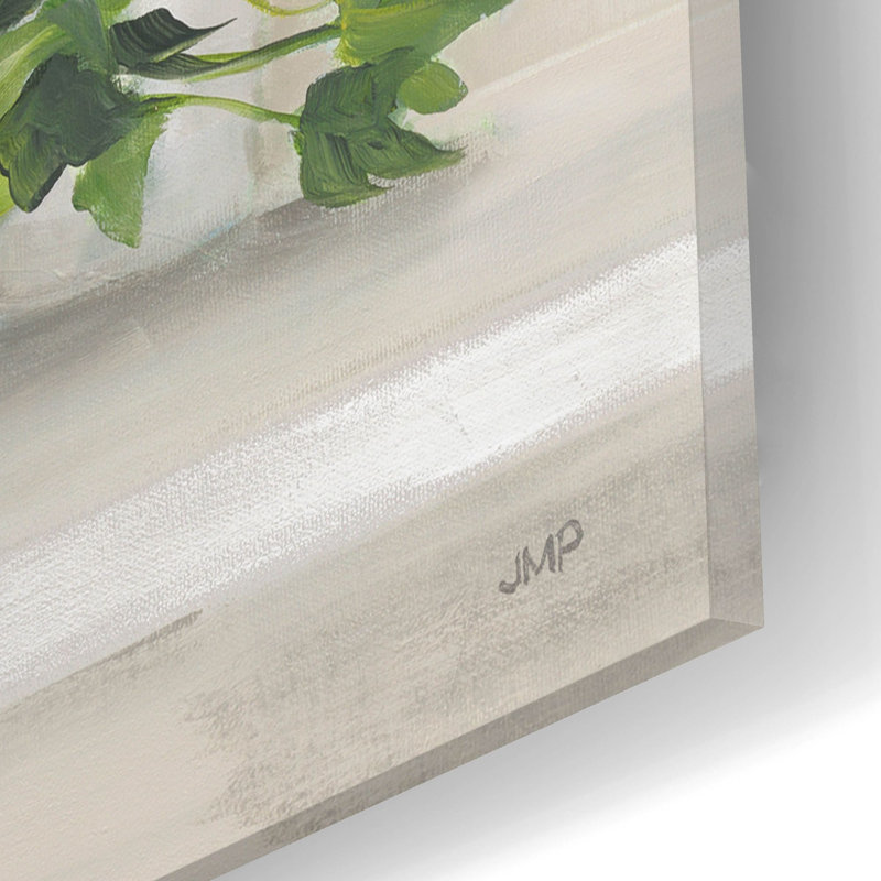 Art mural en verre «Plant Life» 4 po par Julia Purinton, H 12 po x l 16 po x P 0,13 po