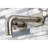 Kingston Brass Millennium Two-Handle 3-Hole Wall Mount Bathroom Faucet-50580053-113043151