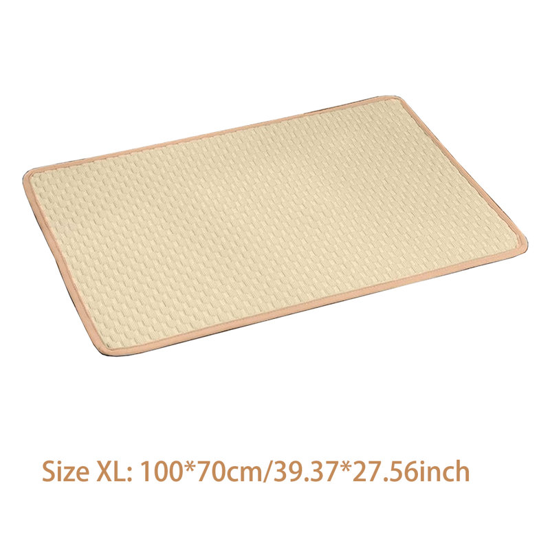 Tapis de refroidissement pour chien Summer Cool, H 27,6 po x l 39,4 po x P 0,93 po, Jaune