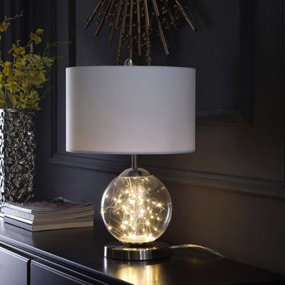 Lampe de table Mid-Century en métal 20,5 "In Athena