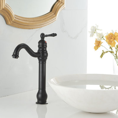 Waterfall Single Hole Single-Handle Vessel Bathroom Faucet