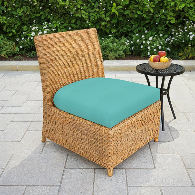 Sol 72 Outdoor™ Sunbrella Seat Cushion 18'' W x 18'' D, Canvas Aruba Sunbrella®