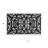18" X 30" Black Scrollwork Outdoor Rubber Door Mat