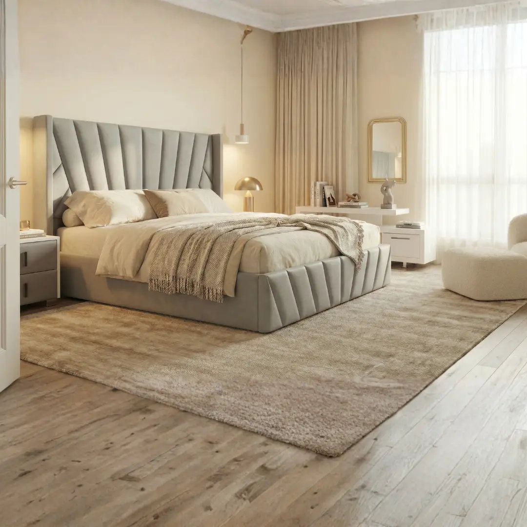 Iginia Upholstered High Headboard Storage Bed w/Hydraulic Gas Lift, Wood Slat System & Under Bed Storage Brayden Studio®