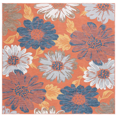Maezell Sunrise Performance Floral Indoor/Outdoor Area Rug