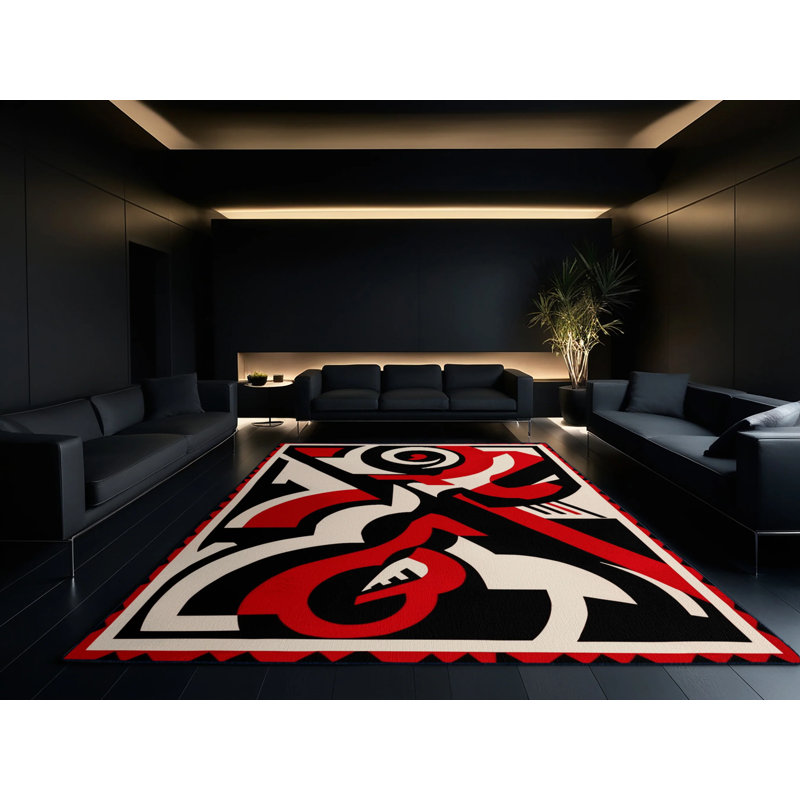 Daring Dagger Rug, Square 8'