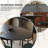 Solid Wood Ash black Dining Table