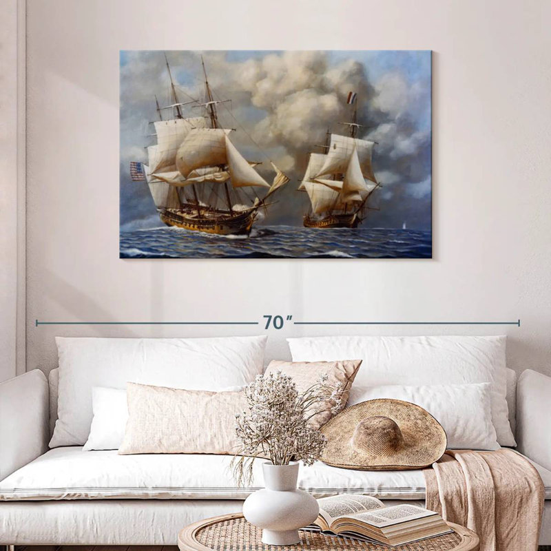 Mehar Naval Battle, 30" H x 45" W
