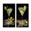 «Dirty Martini Mirage Cocktail», ensemble de 2 reproductions d'art mural-102570170-102570174