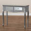 89.99cm Glass Top Console Table