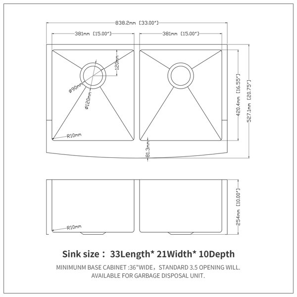 Dimensions du produit
