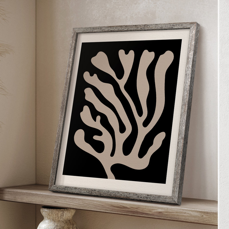 Matisse CCxxxi, reproduction encadrée - bois massif, Argent rétro, H 30 po x l 24 po
