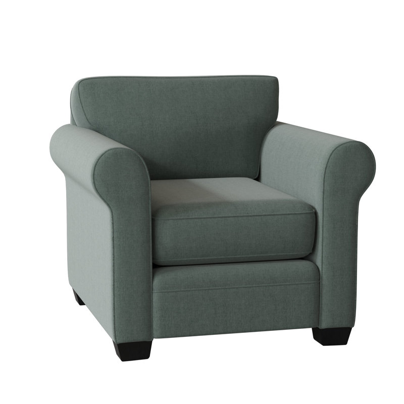 Quaker Upholstered Armchair, Entice Spice, Espresso