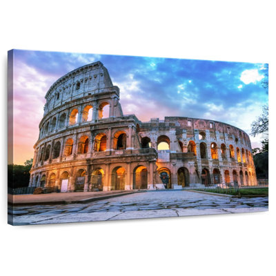 Ravi Sunlit Roman Colosseum