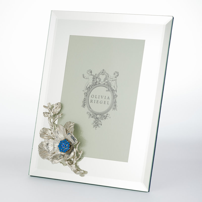 Botanica Glass Picture Frame, Silver