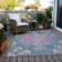Machine Washable Indoor/Outdoor Claudian ACN1236 Blue Rug