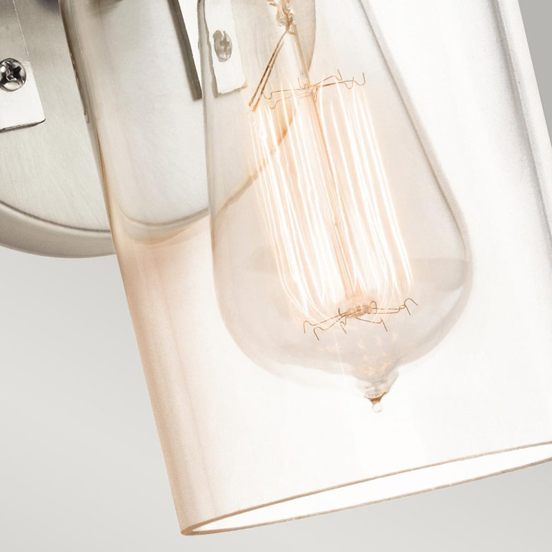 New Britain Glass Armed Sconce