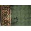 Tapis vert noué à la main de haute qualité