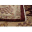 Tapis unique en laine noué à la main bourgogne de 7 pi 10 po x 8 pi 1 po Kalyssa