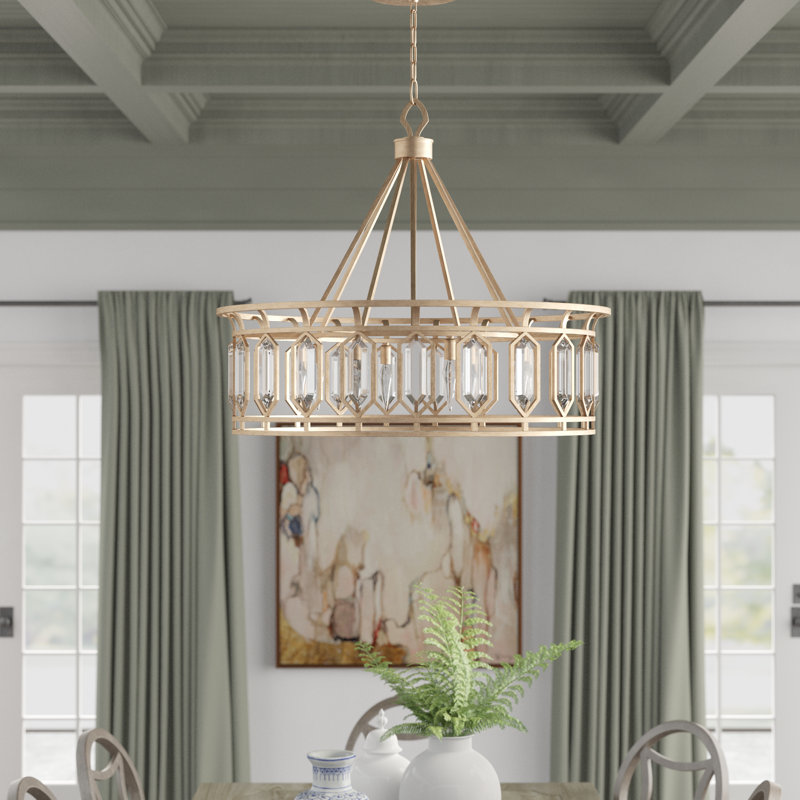 Westminster 8 - Light Chandelier, Gold