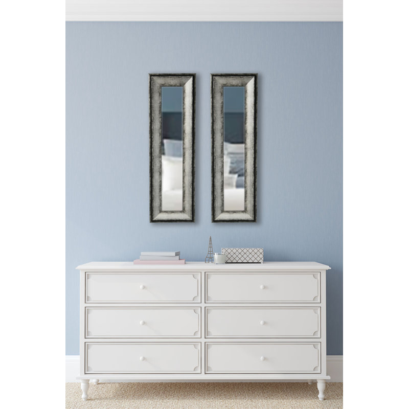 Almeda Flat Wall Mirror, 40.5" H x 16.5" W