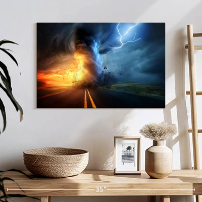 Alvord Tornado And Lightning Storm
