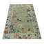 Rug & Kilim’S Chinese Art Deco Runner Rug In Green With Floral Patterns-205830375