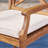 Ortonville 6 - Person Wood Patio Dining Set with Rectangular Table , Cushions Included-309743287
