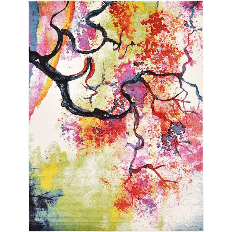 Tanguay Abstract Indoor Rug, Rectangle 9' x 12'