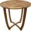 Table d'extérieur en bois de style rustique avec lattes 27,5 po