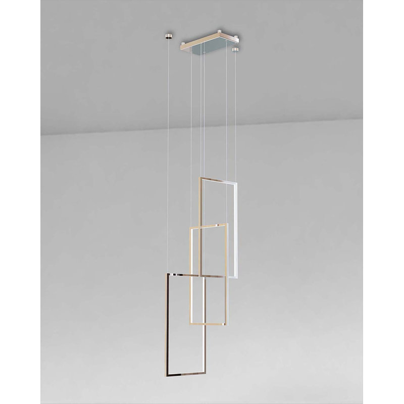 Eire Vertical Pendant, Chrome