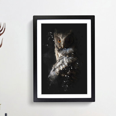 Owl - Framed Print