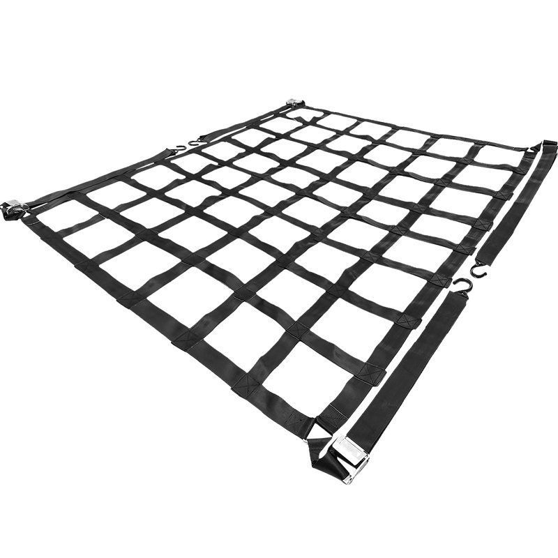 Filet de transport robuste 3,5 pi x 4,1 pi avec crochets en S Jamol
