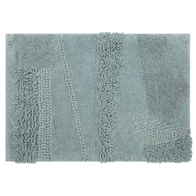 Laverne High/Low Stain/Fade Resistant Non-Slip Machine Washable Bath Mat