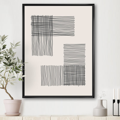 «Minimal Geometric Compostions of Elementary Forms XXI», reproduction sur toile