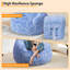 soft faux fur beanbag chair – Foam-padded lounge sofa – With armrests and washable cover – Ideal for bedroom, living room, reading, gaming , 94×96×65cm-1605458701