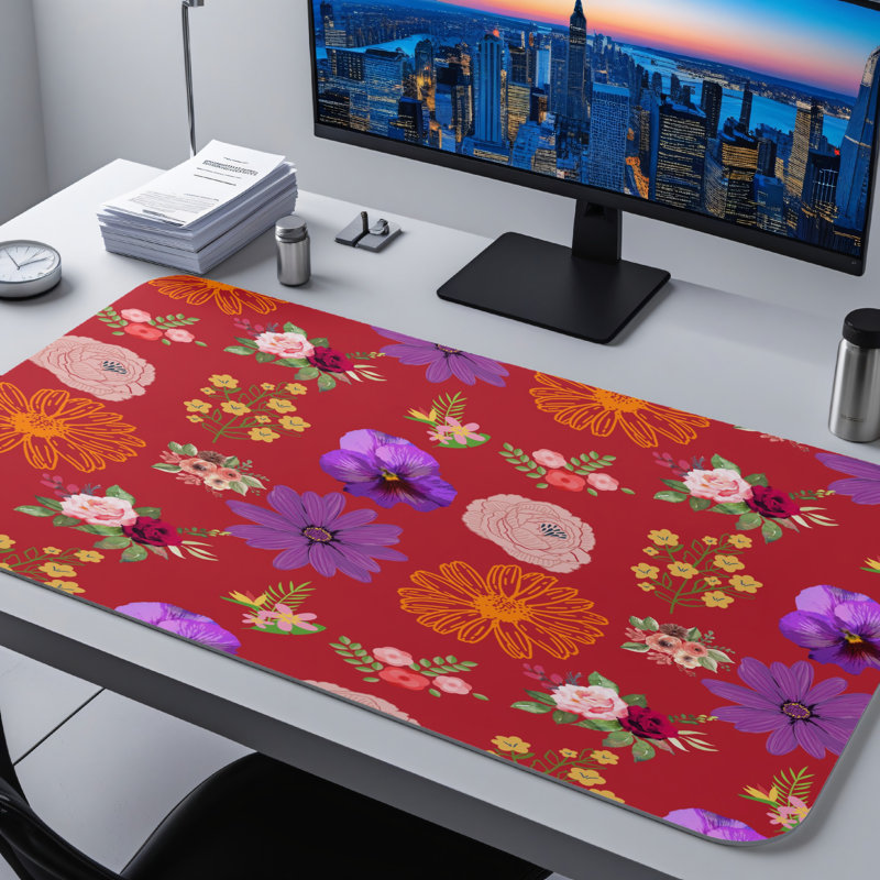 Polyester Desk Pad, 14.4x12.1
