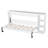 Twin Bed With Bookshelf In White - & Space Utilizing Setup Firm Saving Design-651921892