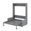 Lit escamotable double avec coussin-1491497977