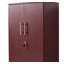 Armoire de rangement verrouillable de 49,2 po de hauteur avec 3 tablettes et pieds de nivellement réglables Saravia-610271706