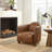 Paynesville Tufted Genuine Leather Upholstered Accent Arm Barrel Chair-548331409