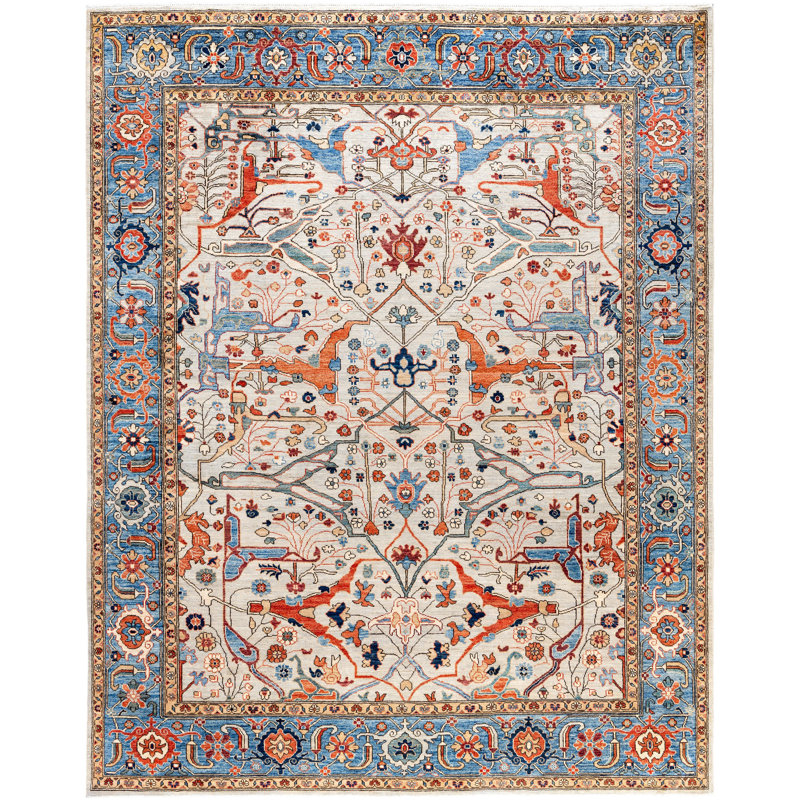 Serapi One-of-a-Kind 7' 10" X 9' 11" Hand Knotted Area Rug