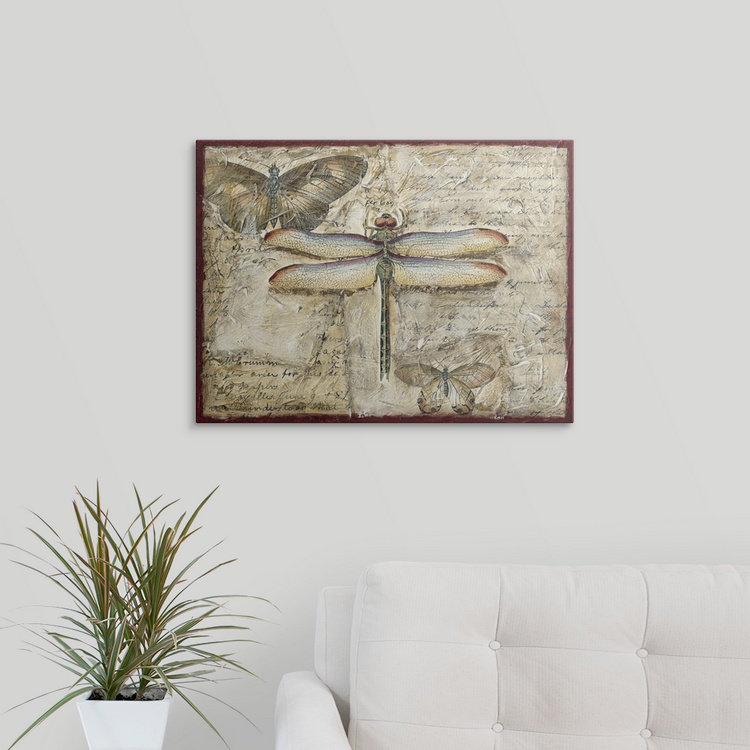 « ii » chariklia zarris, impression Poetic Dragonfly, H 27 po x l 36 po x P 1,5 po, Toile
