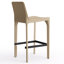 Tabouret de bar H 26 po entièrement assemblé, tabouret de bar rembourré en cuir Saddle avec siège rembourré, tabouret de bar à hauteur de comptoir avec repose-pieds à structure métallique pour comptoir de bar pour îlot de cuisine, kaki-2110896978-2110765625